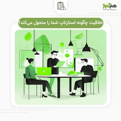 خلاقیت چگونه استارتاپ شما را متحول می‌کند؟